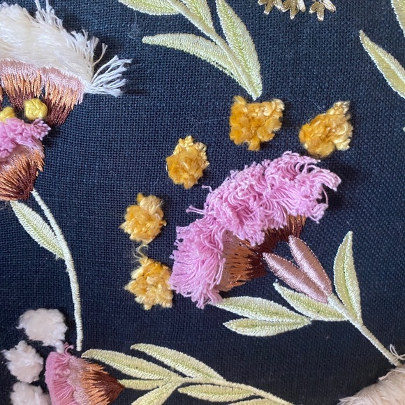 Anthro Olga Prinku Embroidered Odette Pillow - Picture 3 of 7